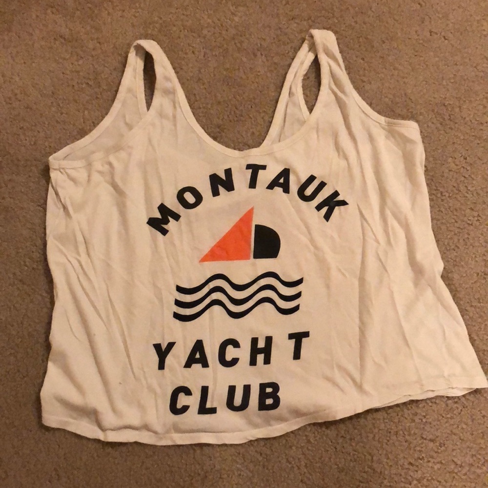 Flowy graphic tank top